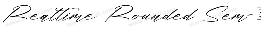 Realtime Rounded Sem字体转换